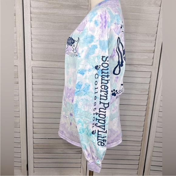 SOUTHERN PUPPY LIFE Tie Dye Long Sleeve
Tee-Large - Picture 4 of 4